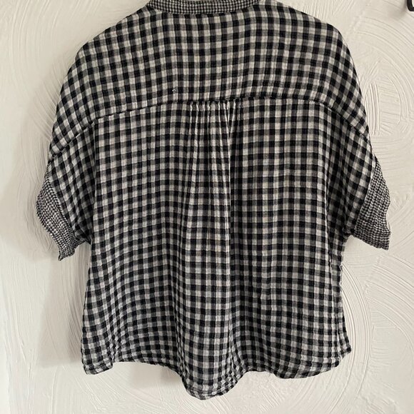 Three-Piece Gingham Lounge Set (Anthroplogie) - Picture 4 of 12